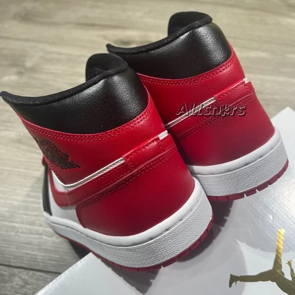 Air Jordan 1 Mid Women’s Red Black White